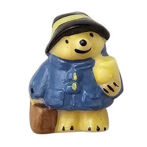 Coal Port China Paddington Bear Brooch Blue Jacket Suitcase Pin